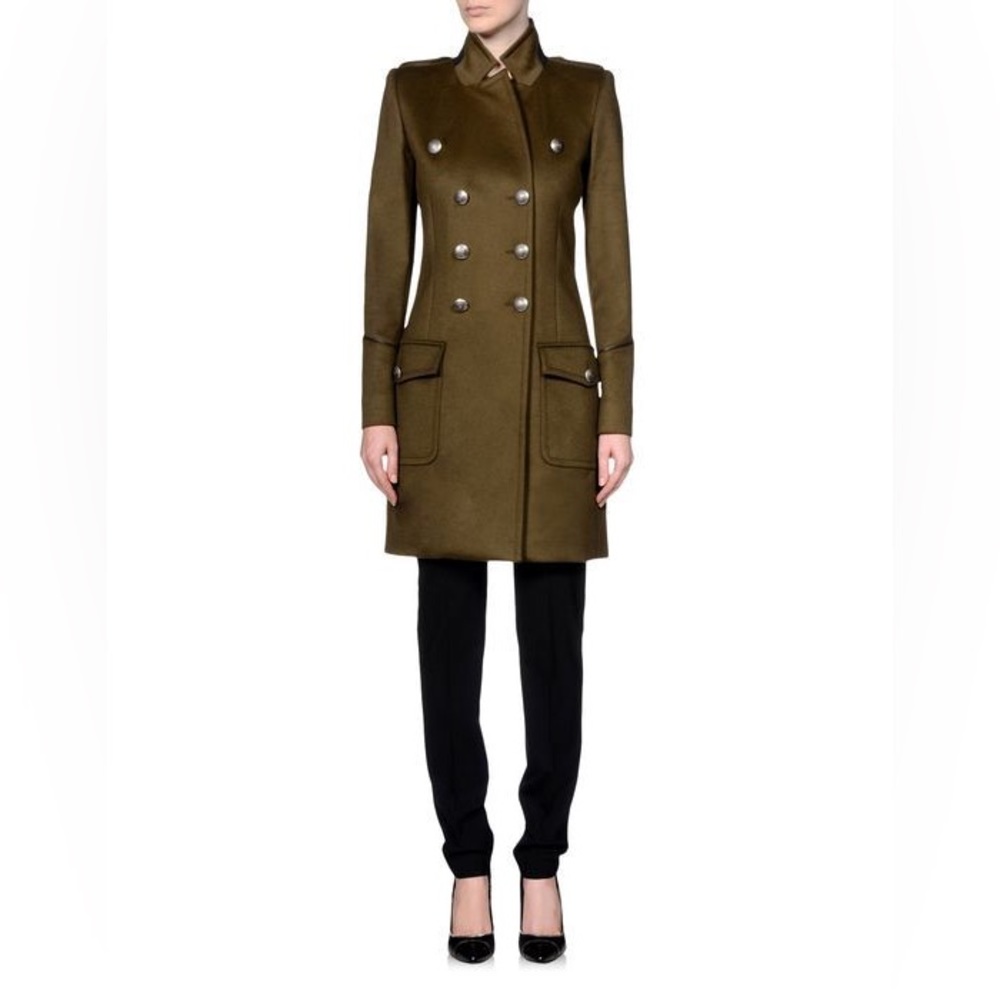 $1000+ Barbara Bui Military Coat Green size FR38